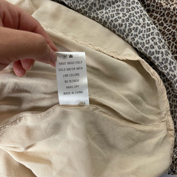 VICI Cheetah Prints 100%Rayon Mini Dress /Longline Tunic Dress 3/4Sleeve… - Picture 12 of 12